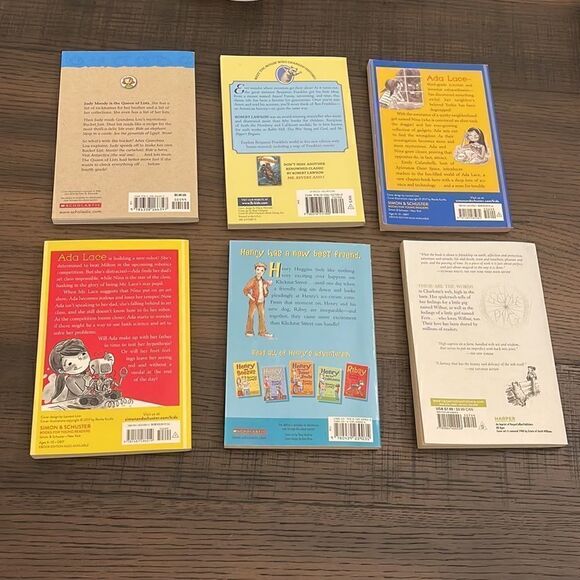 Children’s Kids Paperback Books Lot Of 6 Books - Picture 2 of 3
